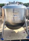 Used Mueller 2,500 Liter (660 Gallon) 316L Sanitary Jacketed Reactor/Fermenter – 51.5 PSI / FV, Inconel Jacket