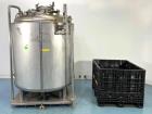 Used Precision Stainless 2,000 Liter (528 Gallon) 316L Sanitary Reactor/Fermenter – 51 PSI / FV, 5 HP Mixer