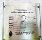 Used 600 Gallon 316L Stainless Steel Reactor