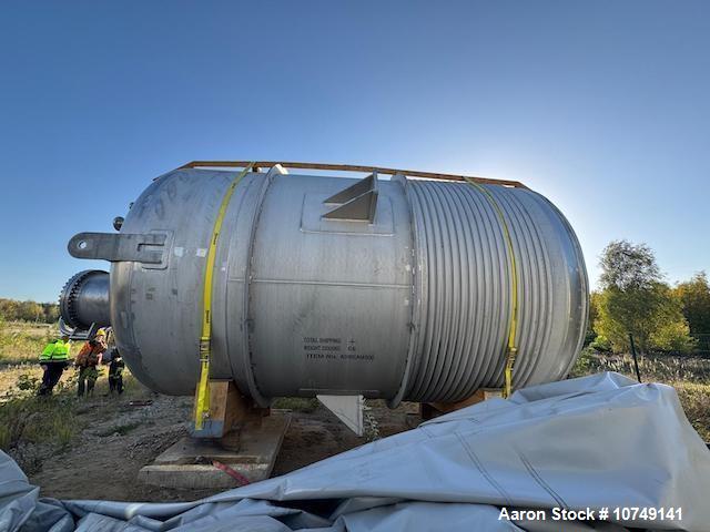 23,648 Gallon 316 Stainless Steel Pressure Reactor – Jacketed & Agitated, Unused