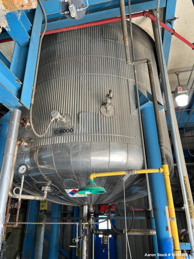 Alloy Fabricatorss Approximately 5,500 Gallon 304 Stainless Steel Reactor