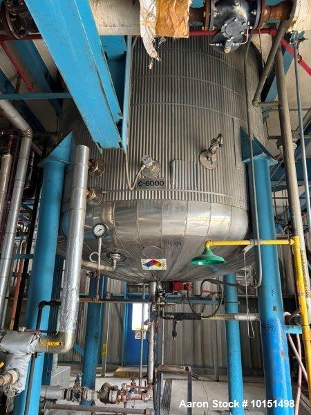 Alloy Fabricatorss Approximately 5,500 Gallon 304 Stainless Steel Reactor