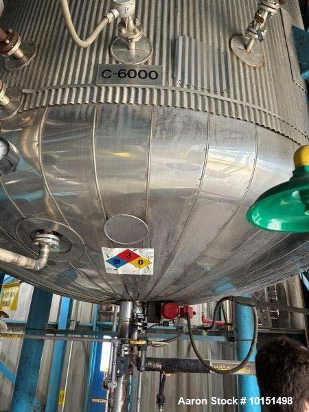 Alloy Fabricatorss Approximately 5,500 Gallon 304 Stainless Steel Reactor