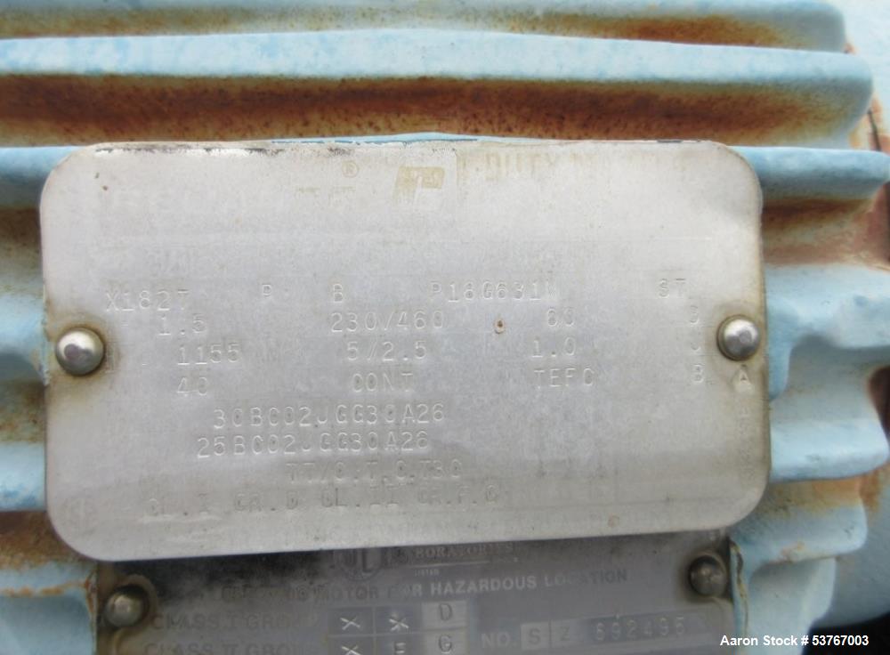 Used 9,000 Gallon 316 SS Vertical Agitated Reactor | Half-Pipe Jacket | Full Vacuum | Internal Coil | Industrial Alloy Fabricators