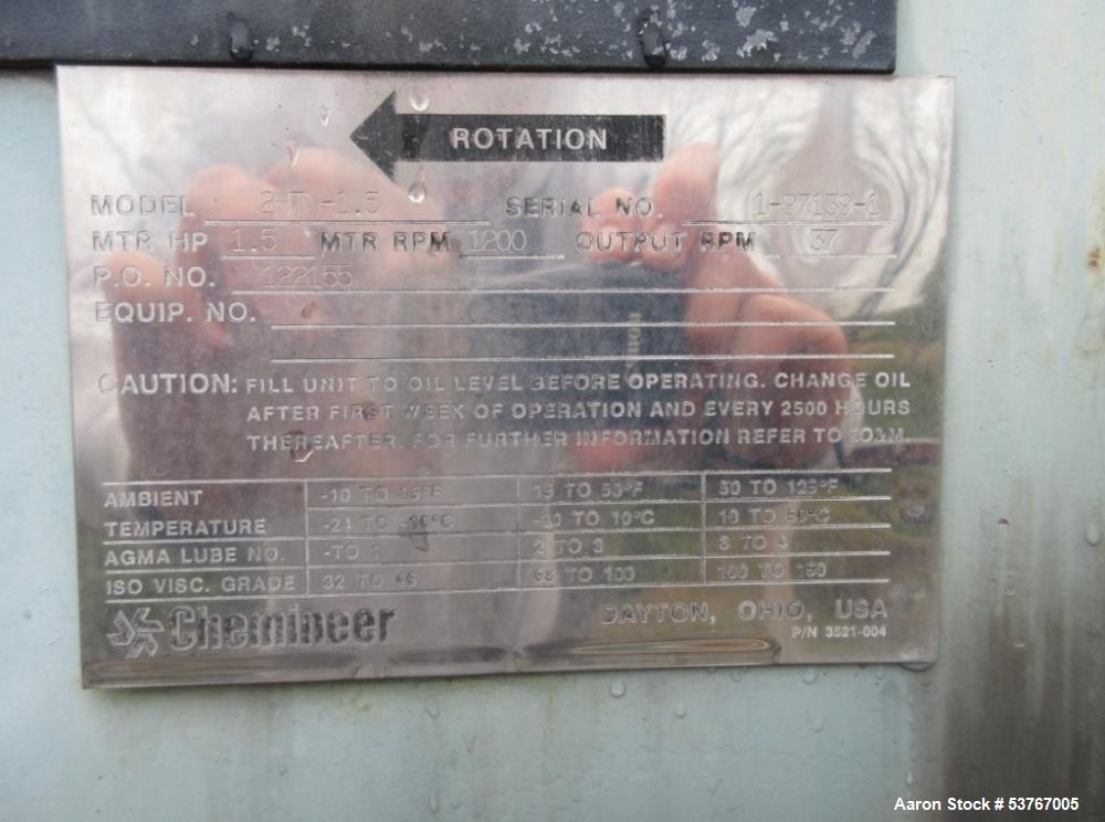 Used 9,000 Gallon 316 Stainless Steel Jacketed Reactor with Internal Coil & Agitation | Industrial Alloy Fabricators