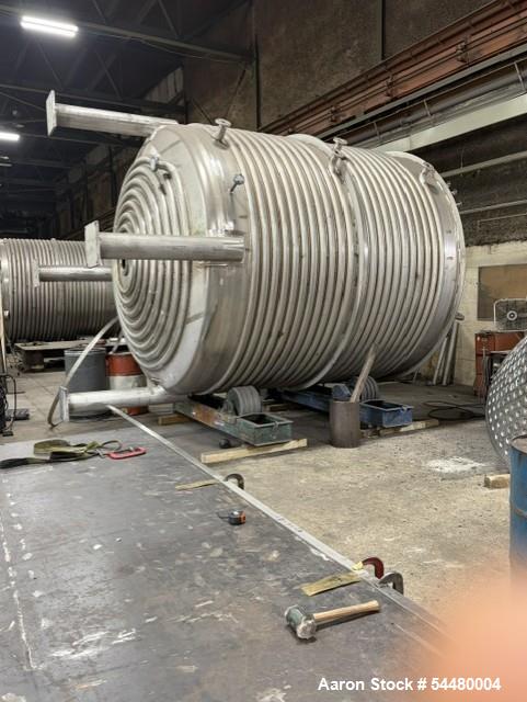Unused 6,000 Gallon 316L Stainless Steel Jacketed Reactor | Tolan Heavy-Duty Process Vessel