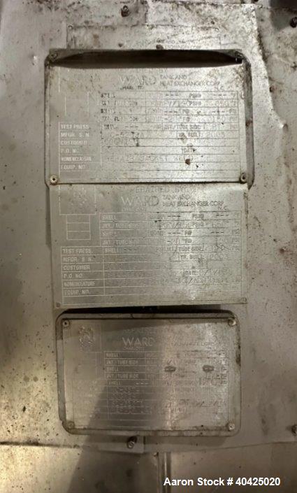 Ward 11,000 Gallon Reactor, 316 Stainless Steel