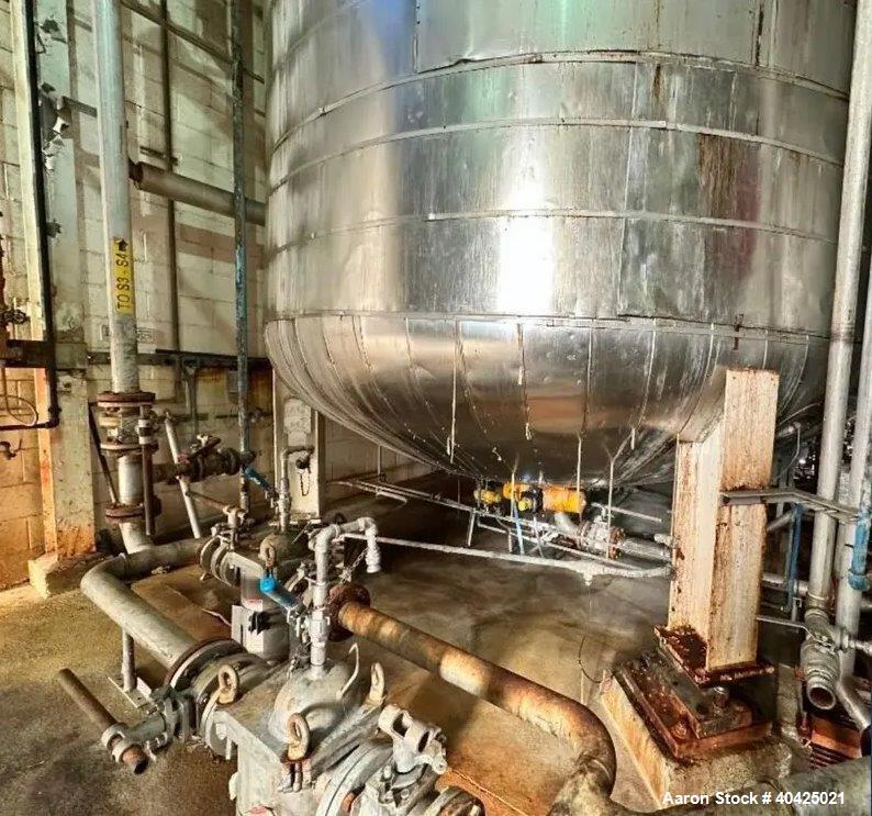 Ward 11,000 Gallon Reactor, 316 Stainless Steel