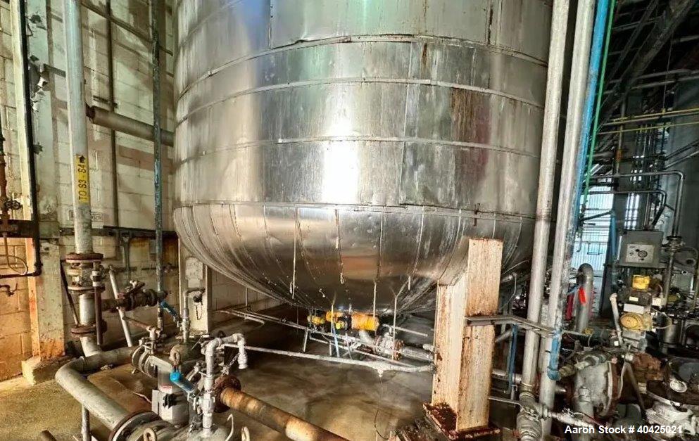Ward 11,000 Gallon Reactor, 316 Stainless Steel