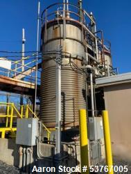 Used 9,000 Gallon 316 Stainless Steel Jacketed Reactor with Internal Coil & Agitation | Industrial Alloy Fabricators