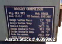 Used- GEA/FES Ammonia Screw Compressor, Model 565GLB.