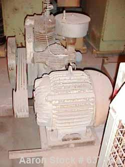 USED: Worthington ammonia compressor. Size 6 x 6 x 4-1/2 x 2-3/4. 25 hp motor, belt driven 230/460 volt, 3/60 (compressor only).