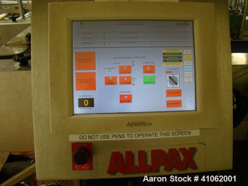 Used Retort Line Consisting of the Following Equipment:  (2) Allpax retorts, 1300SS; Allpax loader; Allpax unloader; Allpax retort baskets and carts; Arpac shrink tray wrapper; Axon EZ-Seal EZ-130 sl...