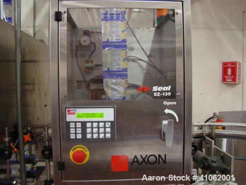 Used Retort Line Consisting of the Following Equipment:  (2) Allpax retorts, 1300SS; Allpax loader; Allpax unloader; Allpax retort baskets and carts; Arpac shrink tray wrapper; Axon EZ-Seal EZ-130 sl...