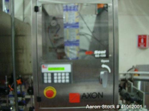 Used Retort Line Consisting of the Following Equipment:  (2) Allpax retorts, 1300SS; Allpax loader; Allpax unloader; Allpax retort baskets and carts; Arpac shrink tray wrapper; Axon EZ-Seal EZ-130 sl...