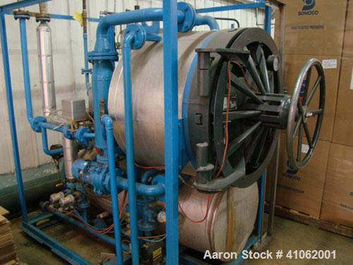 Used Retort Line Consisting of the Following Equipment:  (2) Allpax retorts, 1300SS; Allpax loader; Allpax unloader; Allpax retort baskets and carts; Arpac shrink tray wrapper; Axon EZ-Seal EZ-130 sl...