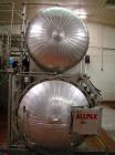 Used Retort Line Consisting of the Following Equipment:  (2) Allpax retorts, 1300SS; Allpax loader; Allpax unloader; Allpax retort baskets and carts; Arpac shrink tray wrapper; Axon EZ-Seal EZ-130 sl...