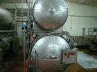 Used Retort Line Consisting of the Following Equipment:  (2) Allpax retorts, 1300SS; Allpax loader; Allpax unloader; Allpax retort baskets and carts; Arpac shrink tray wrapper; Axon EZ-Seal EZ-130 sl...