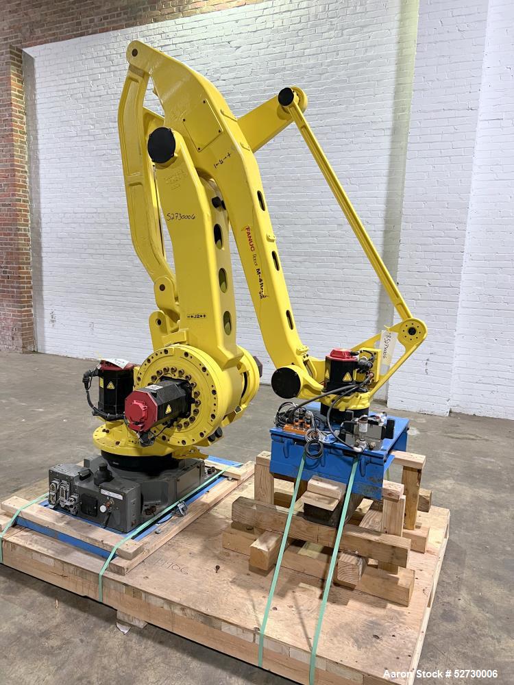Used- Fanuc M-410iC/315 Robotic Arm, Type: A05B-1044-B204. 315kg (694.5lb) Payload at wrist, with 3143mm (124") reach. Inclu...