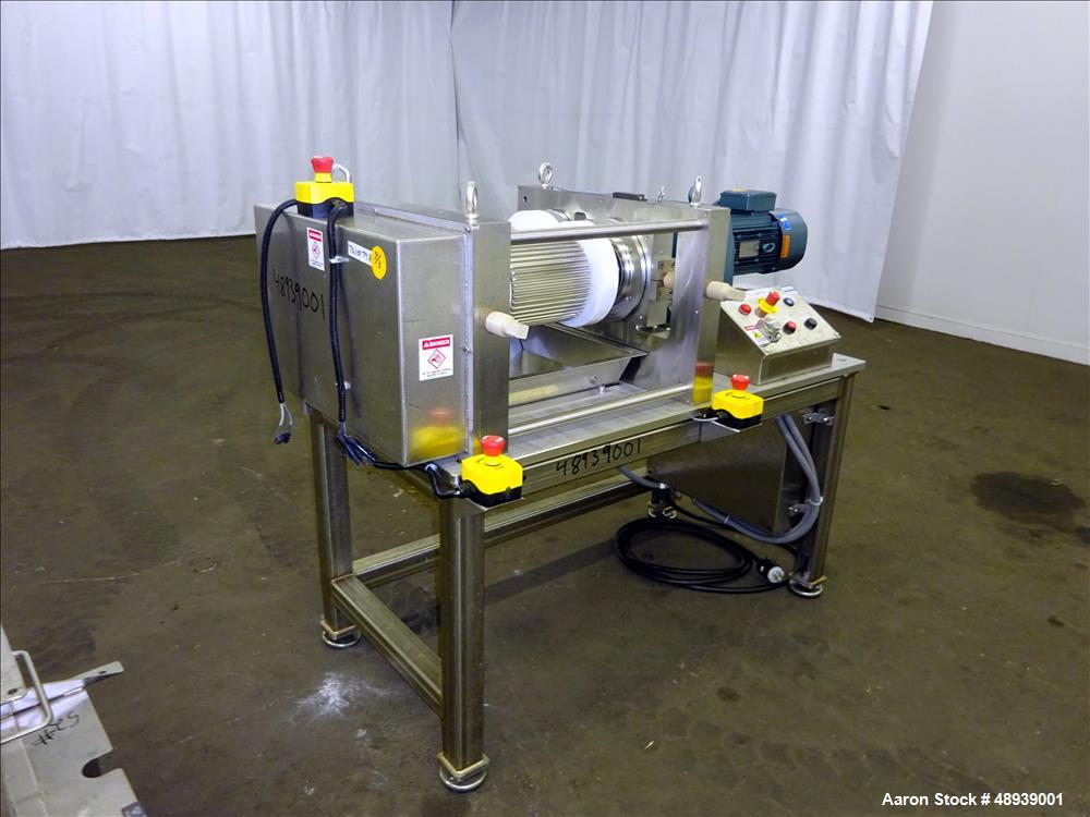 Used Roll Compactor, Stainless Steel.