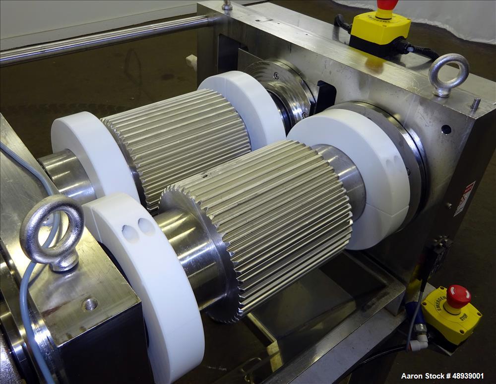 Used Roll Compactor, Stainless Steel.
