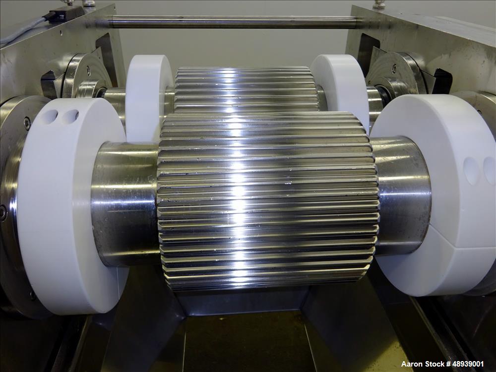 Used Roll Compactor, Stainless Steel.