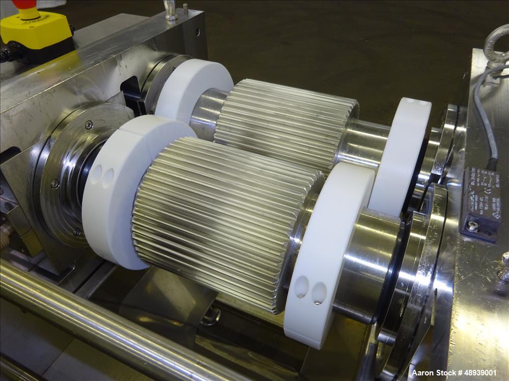 Used Roll Compactor, Stainless Steel.