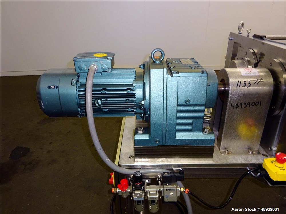 Used Roll Compactor, Stainless Steel.
