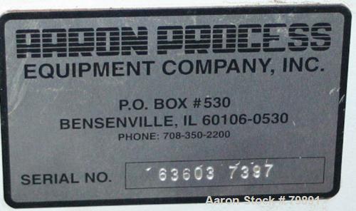 Used Aaron Process Agglomeration System