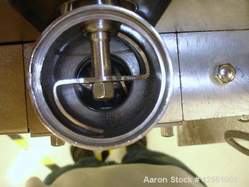 Used Alexanderwerk Roller Compactor, Model WP120V Pharma, Stainless Steel. Horizontal screw feeder with pre-breaker, cantilevered rolls, flake crusher, pre-granulator and fine granulator attachments,...