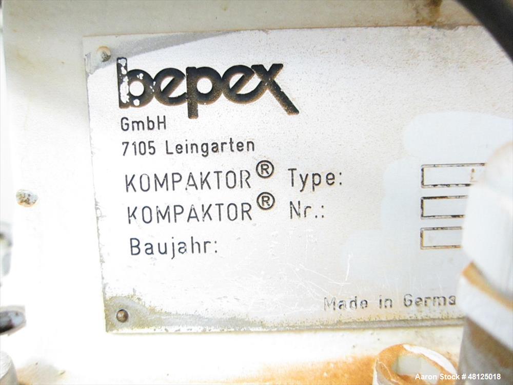 Used Bepex Roll Compactor
