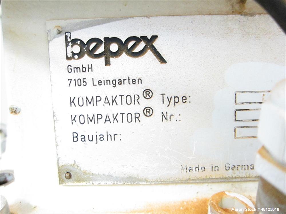 Used- Bepex Roll Compactor