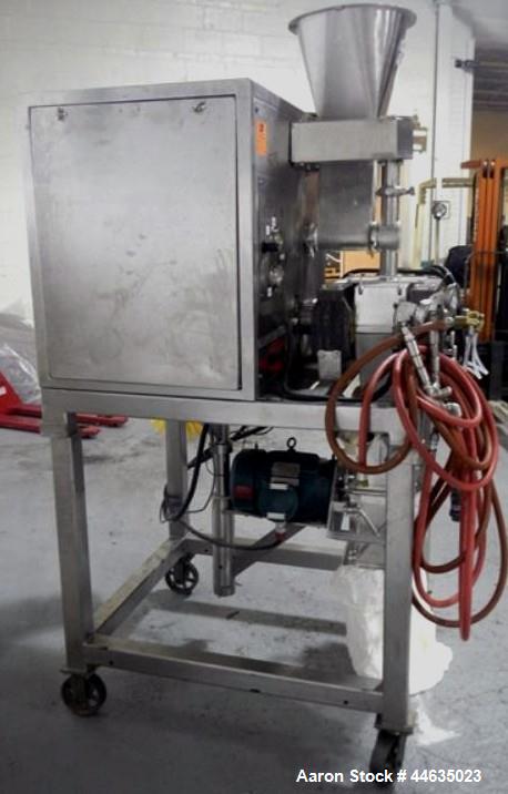Used Stainless Steel Fitzpatrick Chilsonator, Model 2.0Lx8D