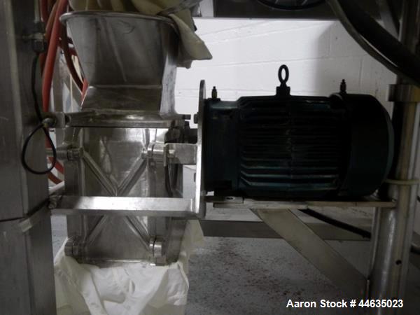 Used Stainless Steel Fitzpatrick Chilsonator, Model 2.0Lx8D
