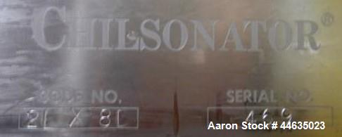 Used Stainless Steel Fitzpatrick Chilsonator, Model 2.0Lx8D