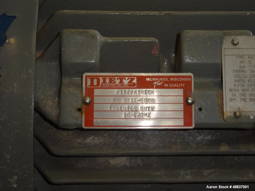 Used Fitzpatrick Chilsonator, Model 4LX10D System.