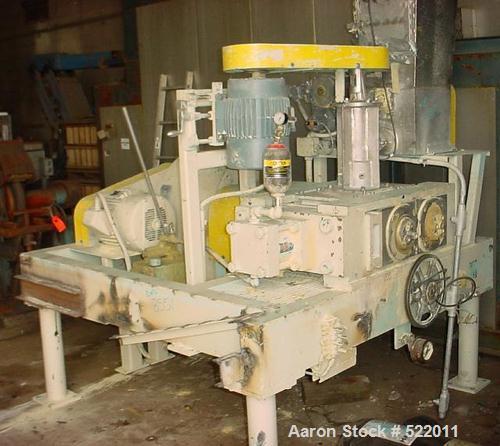 USED: Fitzpatrick Chilsonator model 7LX10D. Stainless steel contactsurfaces. 10" diameter x 7" long rolls. 6.0 to 24.0 rpm. ...