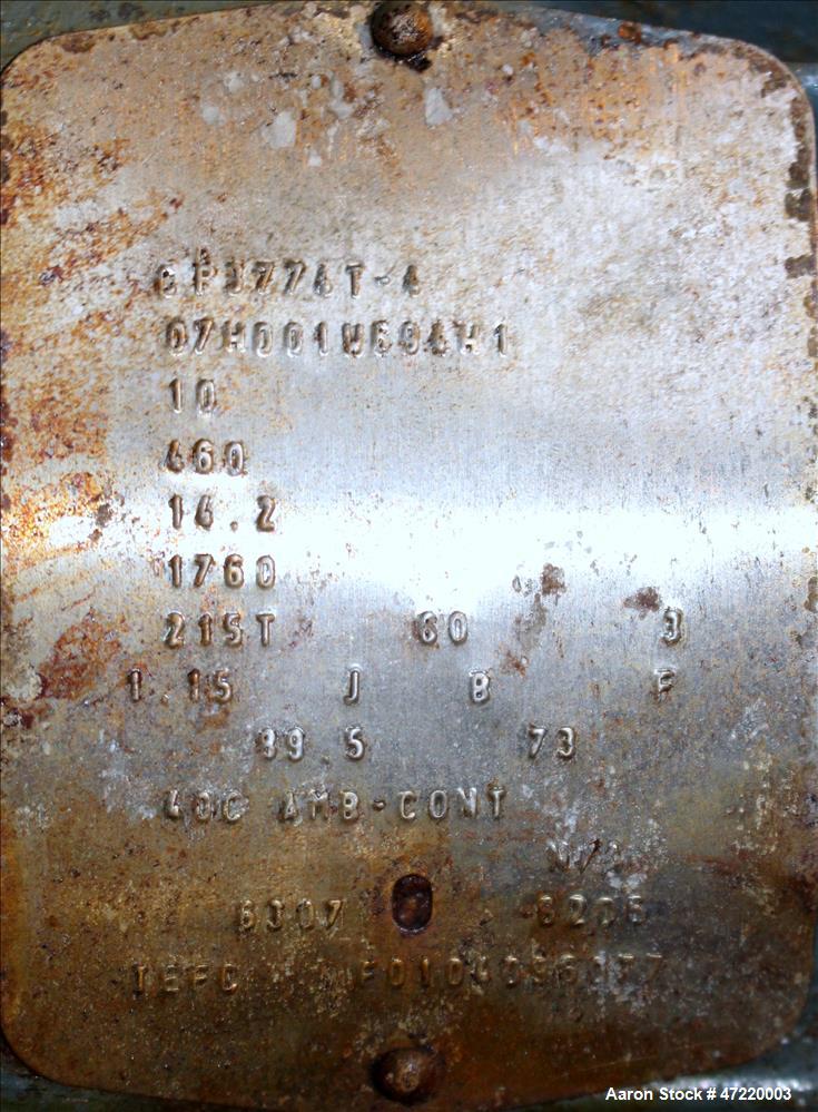 Used Fitzpatrick Chilsonator/Roll Compactor, Model 7LX10D.