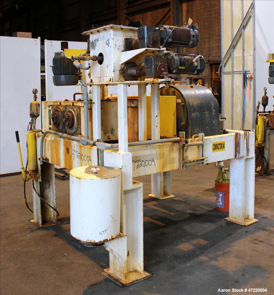 Used Fitzpatrick Chilsonator/Roll Compactor, Model 7LX10D.