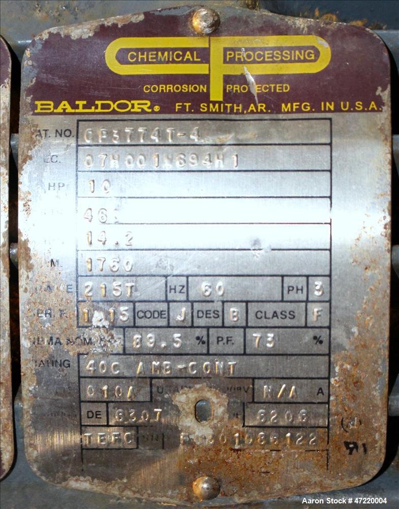 Used Fitzpatrick Chilsonator/Roll Compactor, Model 7LX10D.