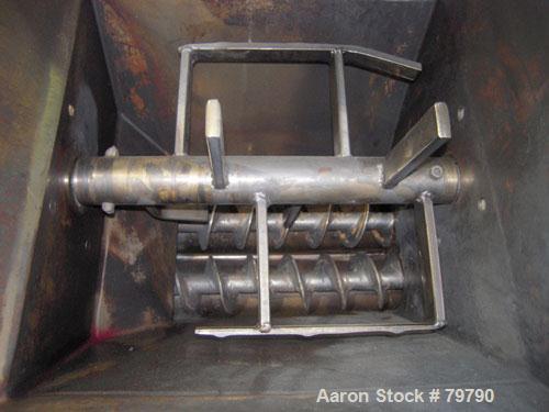 USED: Fitzpatrick Chilsonator system consisting of (1) model DM7LX10D; (2) 10" diameter x 7" wide hardened steel billet rolls, driven by a 20 hp, 3/60/230/460 volt, 1140 rpm motor with reducer, appro...