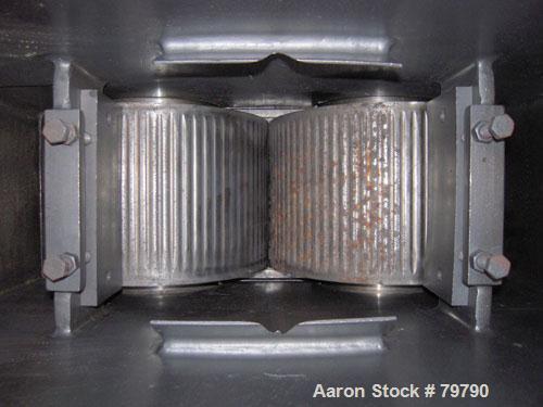 USED: Fitzpatrick Chilsonator system consisting of (1) model DM7LX10D; (2) 10" diameter x 7" wide hardened steel billet rolls, driven by a 20 hp, 3/60/230/460 volt, 1140 rpm motor with reducer, appro...