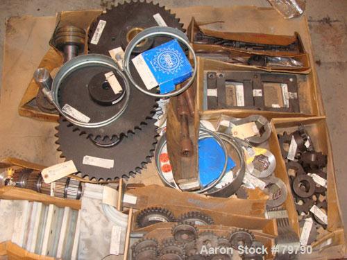 USED: Fitzpatrick Chilsonator system consisting of (1) model DM7LX10D; (2) 10" diameter x 7" wide hardened steel billet rolls, driven by a 20 hp, 3/60/230/460 volt, 1140 rpm motor with reducer, appro...