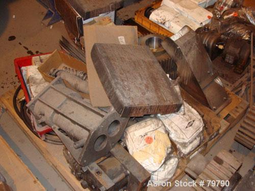 USED: Fitzpatrick Chilsonator system consisting of (1) model DM7LX10D; (2) 10" diameter x 7" wide hardened steel billet rolls, driven by a 20 hp, 3/60/230/460 volt, 1140 rpm motor with reducer, appro...