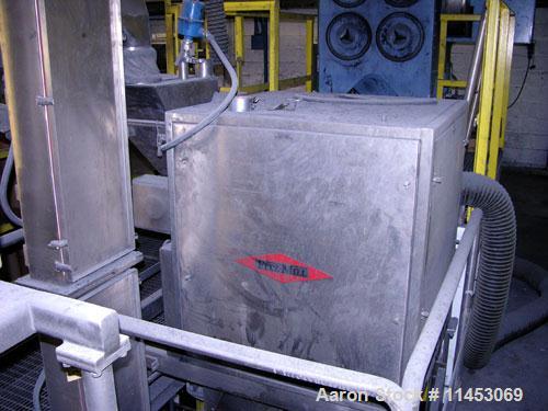 Used-Fitzpatrick Chilsonator, Model IR520 Roll Compactor. With (1) Fitzpatrick Fitzmill, DAS06; (2) bucket elevators; (2) sc...