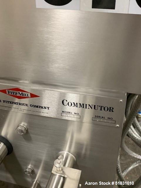 Used Fitzpatrick Model IR520 Chilsonator/Roll Compactor with Fitzmill Comminutor