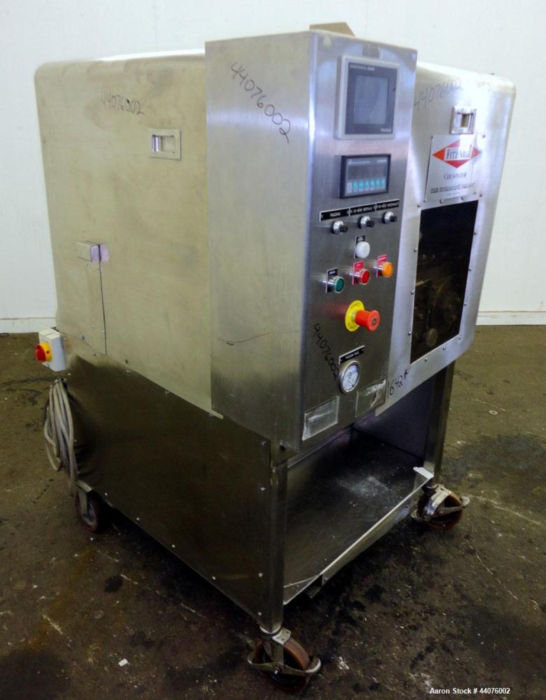 Used- Fitzpatrick Portable Chilsonator, Model L-83. Stainless steel (product contact areas). Approximate capacity 20-120 kg/...