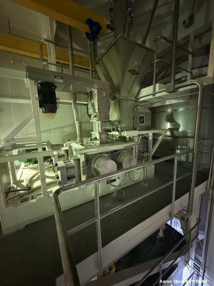 Used Fitzpatrick Chilsonator System with Comminutor Mill & GKM Screener – Complete Dry Granulation Line