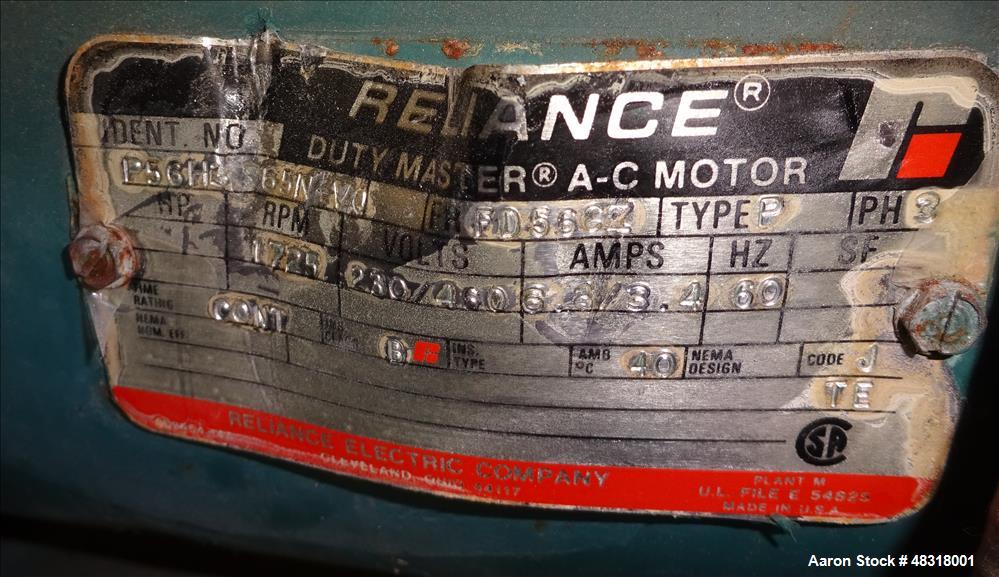 Used K.R. Komarek Roll Compactor, Model 868.