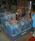 Used Fitzpatrick Chilsonator, Model DM, Type IR4LX10D, 316 Stainless Steel Wetted Parts. Driven by a 7.5 hp Reeves varidrive, 3/60/230/460 volt, output max 1750 rpm, min 438 rpm thru Winsmith gear re...